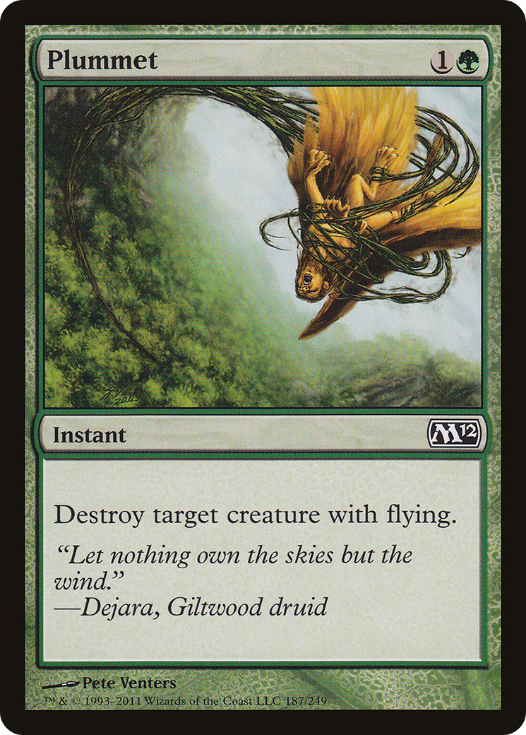 Plummet (187) Foil - Magic 2012