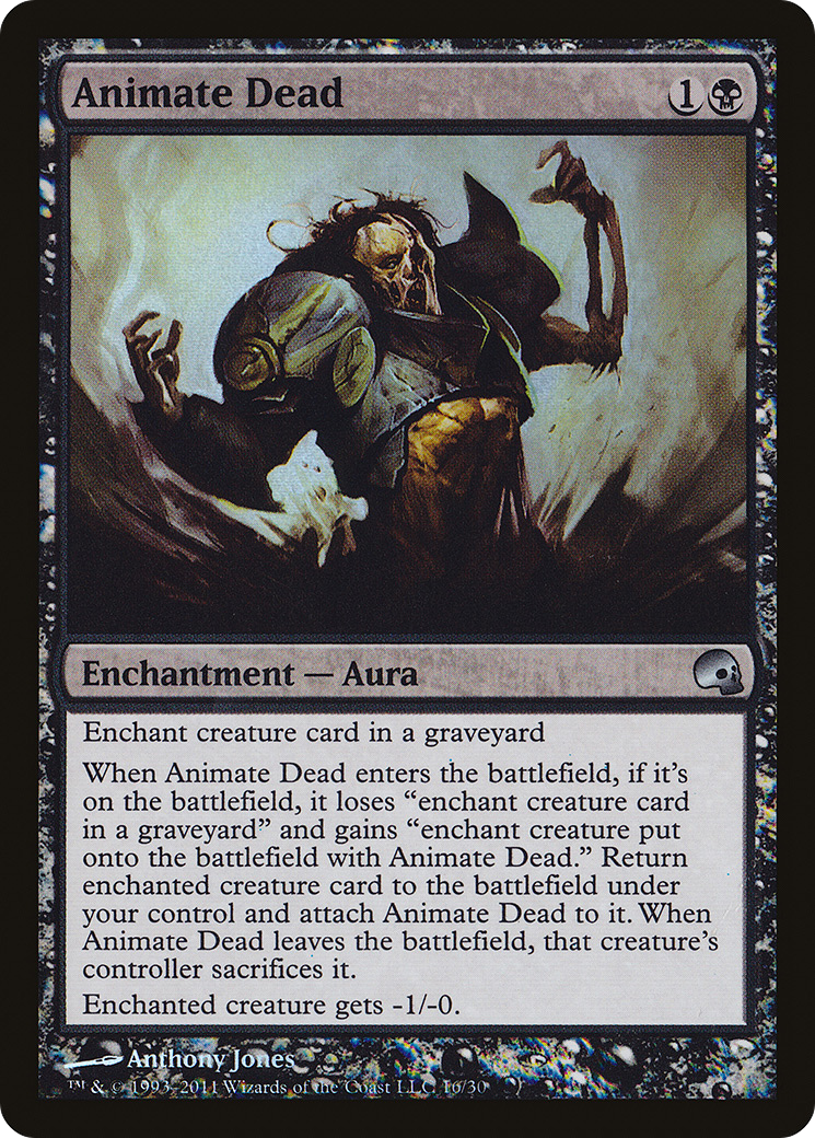 Animate Dead (016) Foil - Premium Deck Series: Graveborn