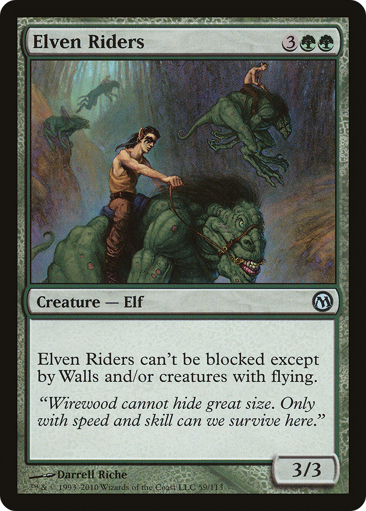 Elven Riders (059) - Duels of the Planeswalkers