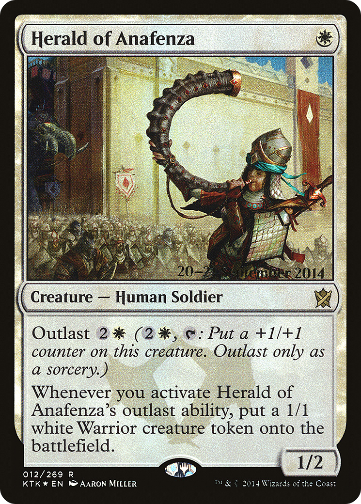 Herald of Anafenza (012) Foil - Khans of Tarkir Promos