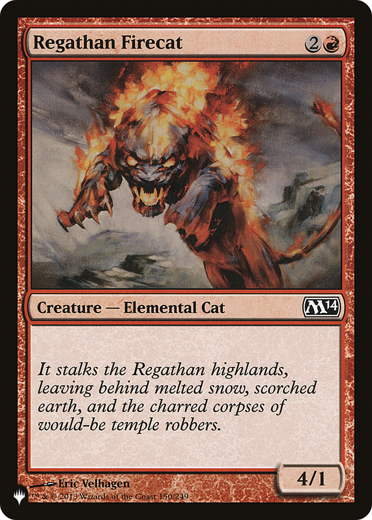Regathan Firecat (M14-150) - The List