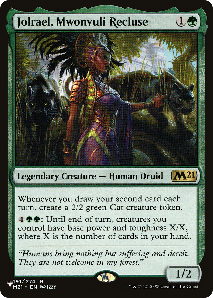Jolrael, Mwonvuli Recluse (M21-191) - The List