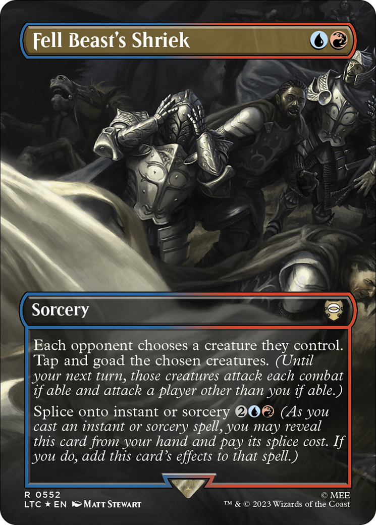 Fell Beast's Shriek (552) Foil - Tales of Middle-earth Commander