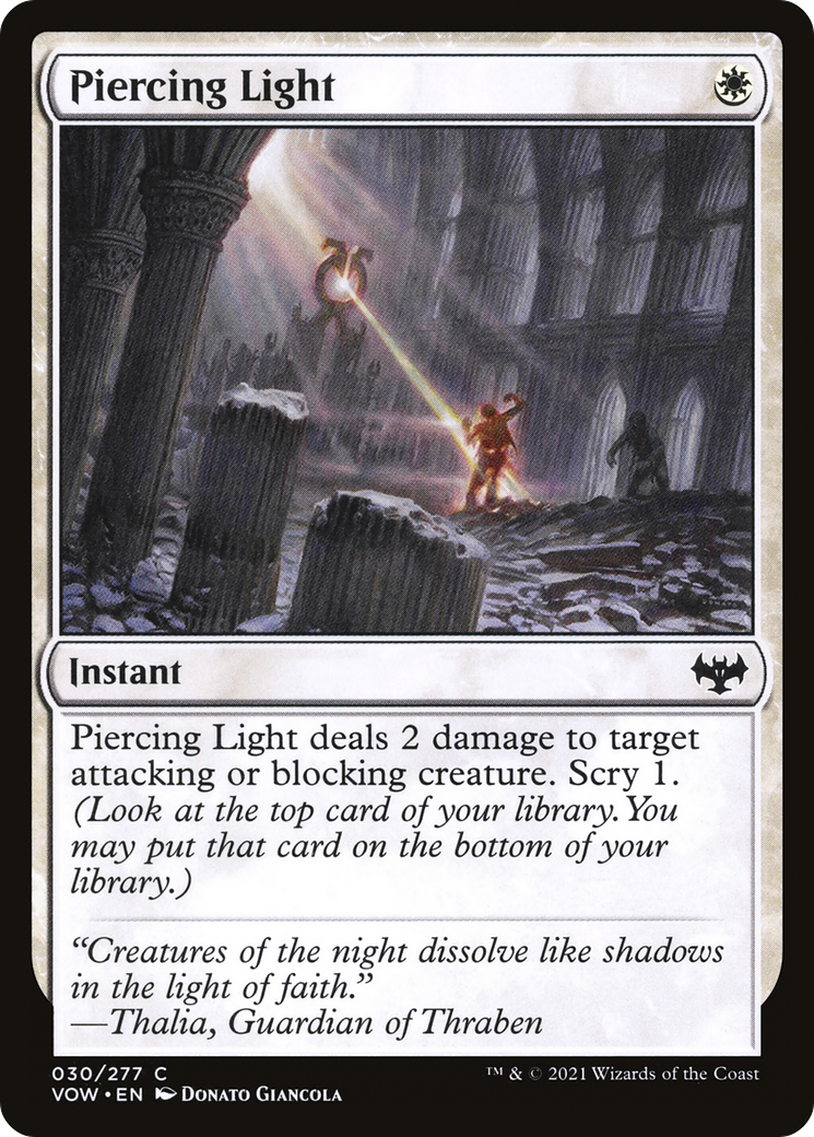 Piercing Light (030) - Innistrad: Crimson Vow