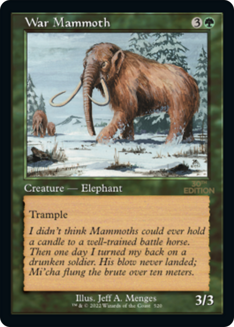 War Mammoth (Retro) (520) - 30th Anniversary Edition
