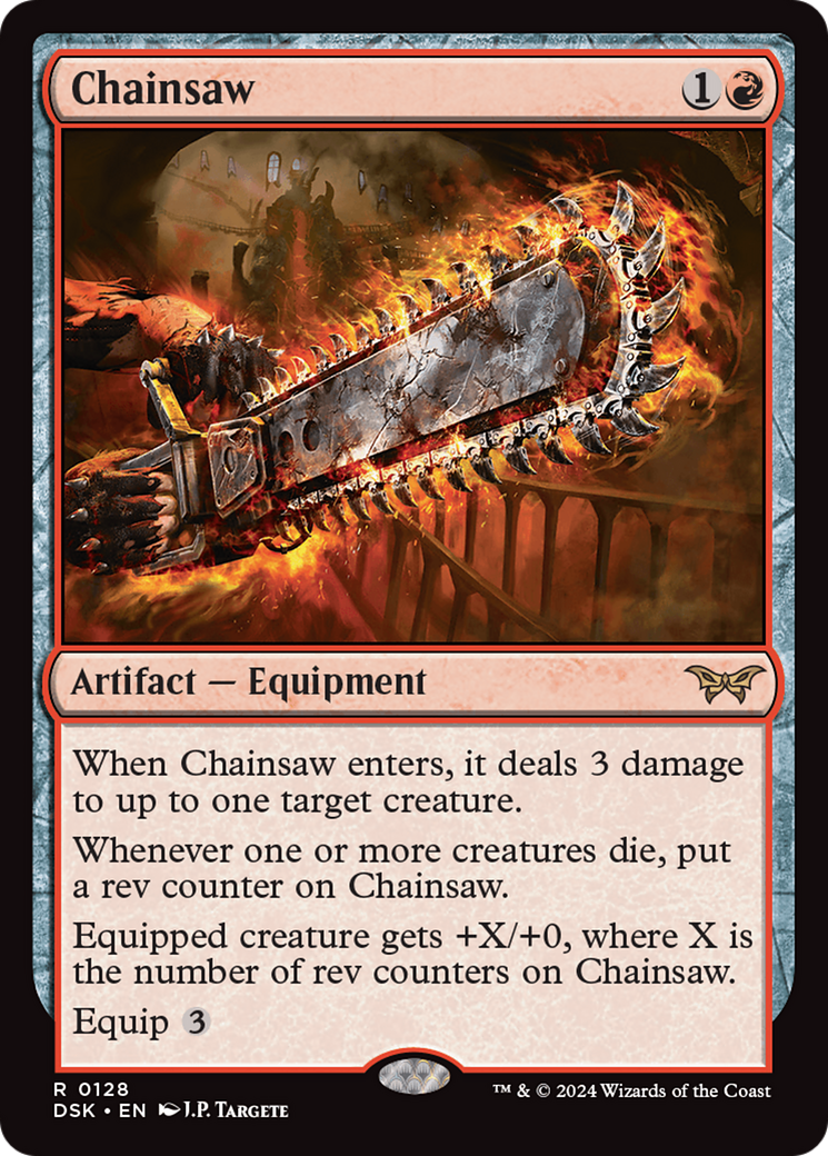 Chainsaw (128) Foil - Duskmourn: House of Horror