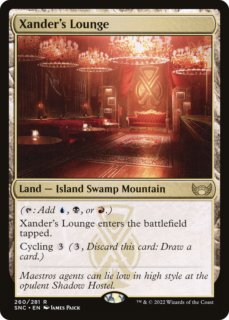 Xander's Lounge (260) Foil - Streets of New Capenna