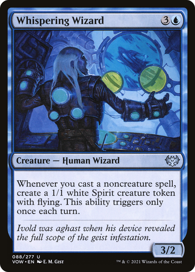 Whispering Wizard (088) Foil - Innistrad: Crimson Vow