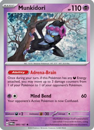 Munkidori (95) Holofoil - SV06 Twilight Masquerade