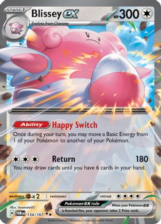 Blissey ex (134) Holofoil - Twilight Masquerade