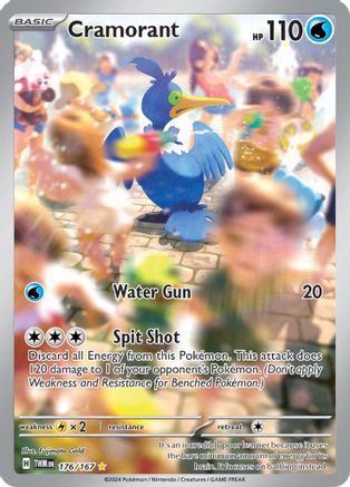 Cramorant - 176/167 (176) Holofoil - SV06 Twilight Masquerade