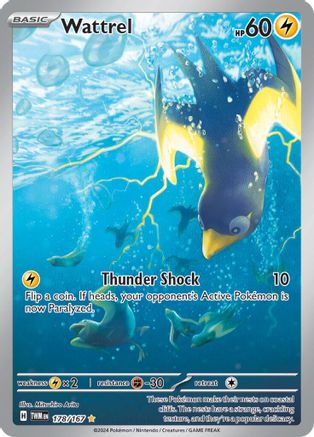 Wattrel - 178/167 (178) Holofoil - SV06 Twilight Masquerade