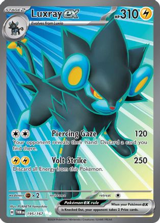Luxray ex (195) Holofoil - Twilight Masquerade