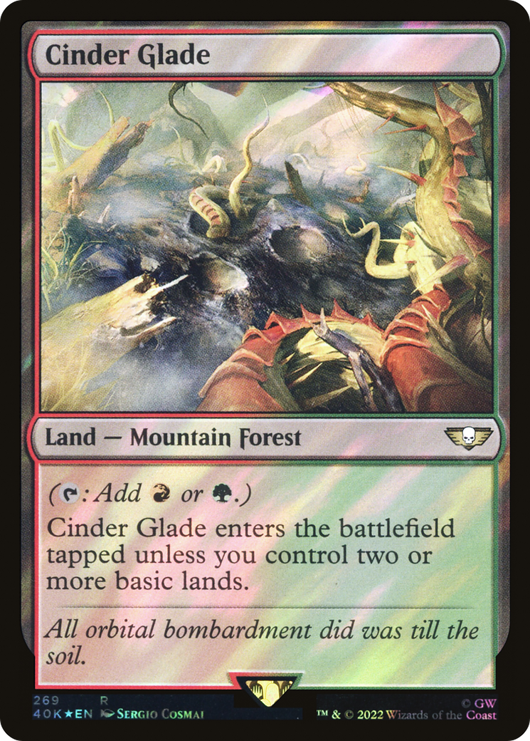 Cinder Glade (269) Surge Foil - Warhammer 40,000 Commander