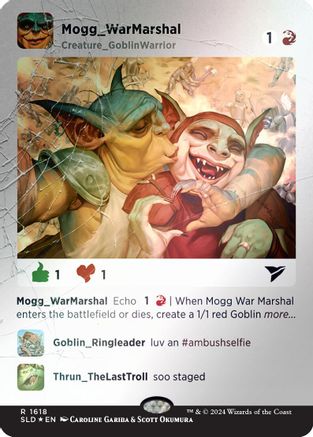 Mogg War Marshal (1618) Foil - Secret Lair Drop Series