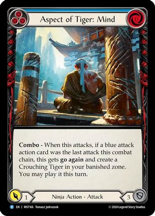 Aspect of Tiger: Mind (MST166) Rainbow Foil - Part the Mistveil