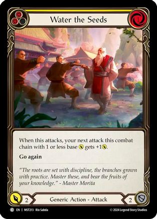 Water the Seeds (Yellow) (MST213) Rainbow Foil - Part the Mistveil