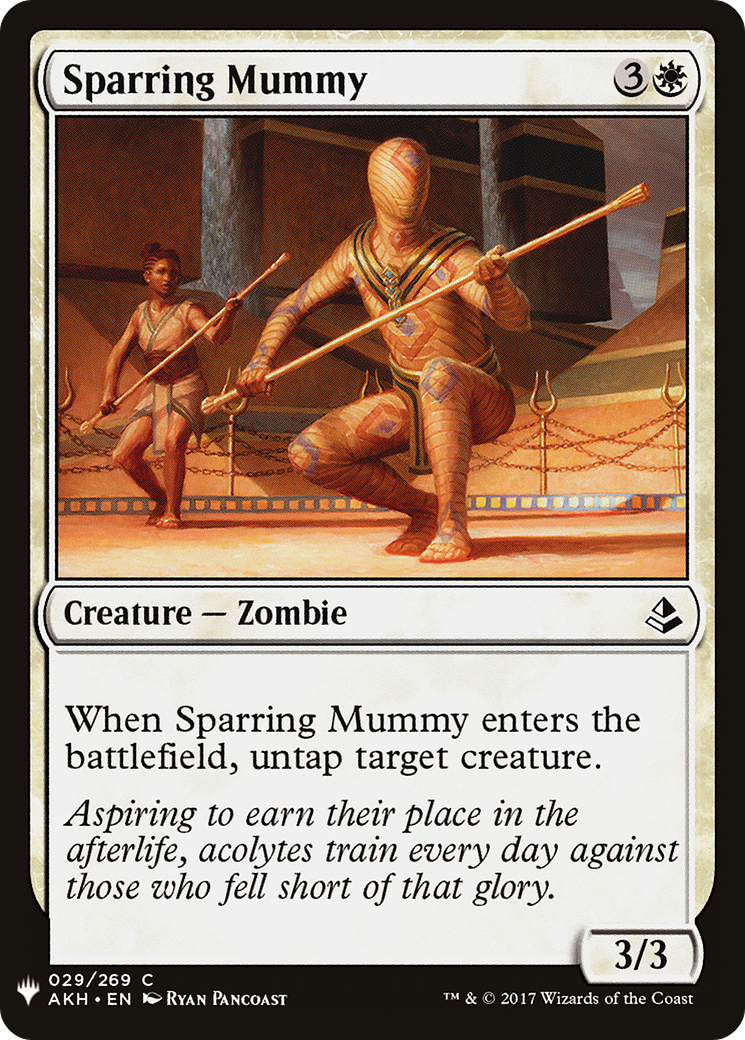 Sparring Mummy (AKH-29) - The List