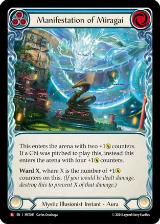 Manifestation of Miragai (MST031) Rainbow Foil - Part the Mistveil