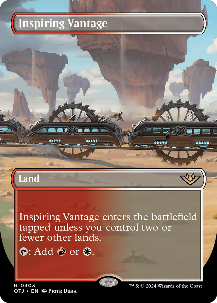 Inspiring Vantage (Borderless) (303) - Outlaws of Thunder Junction