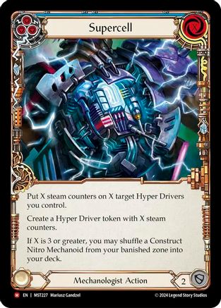 Supercell (MST227) Rainbow Foil - Part the Mistveil