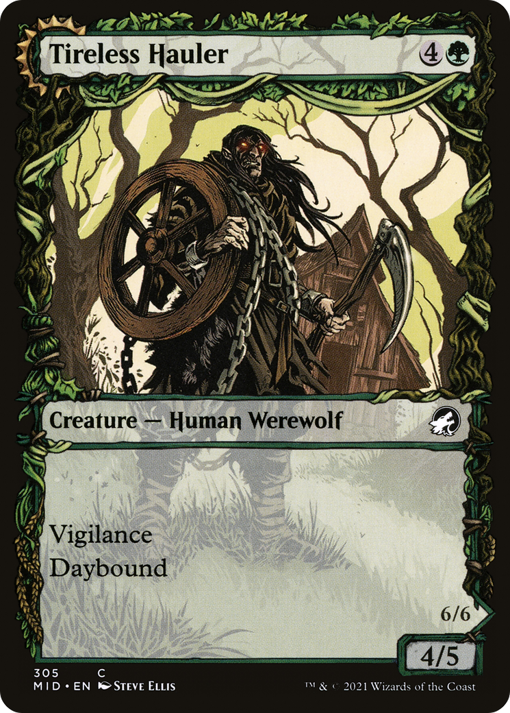 Tireless Hauler (Showcase) (305) Foil - Innistrad: Midnight Hunt