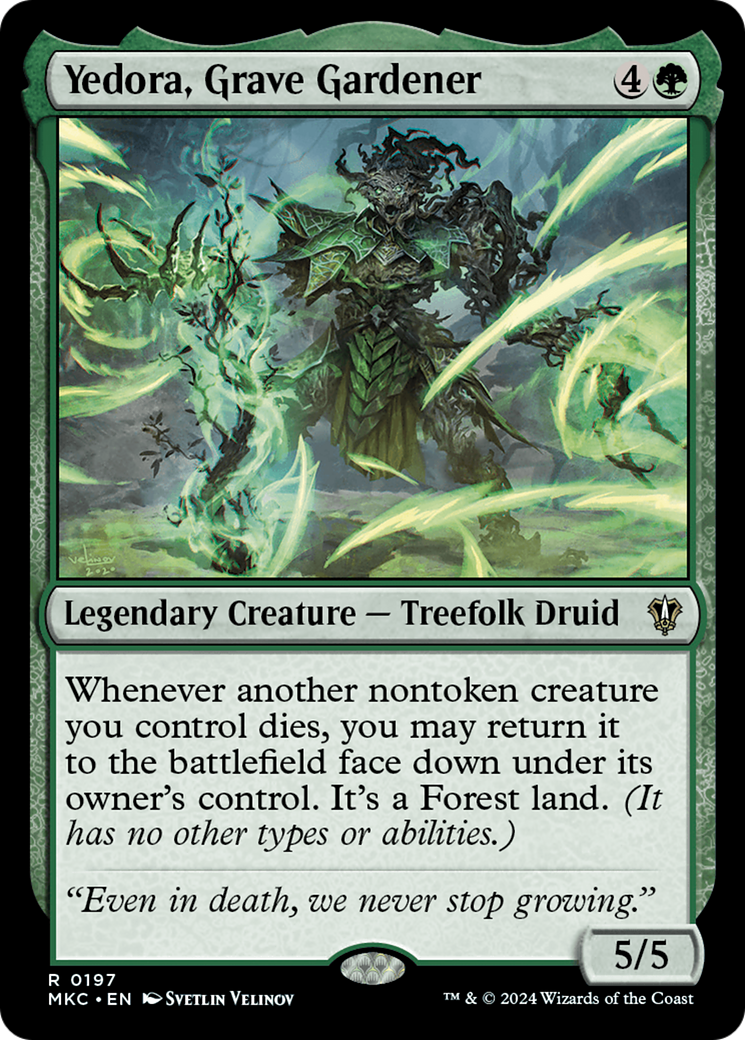 Yedora, Grave Gardener (197) - Murders at Karlov Manor Commander