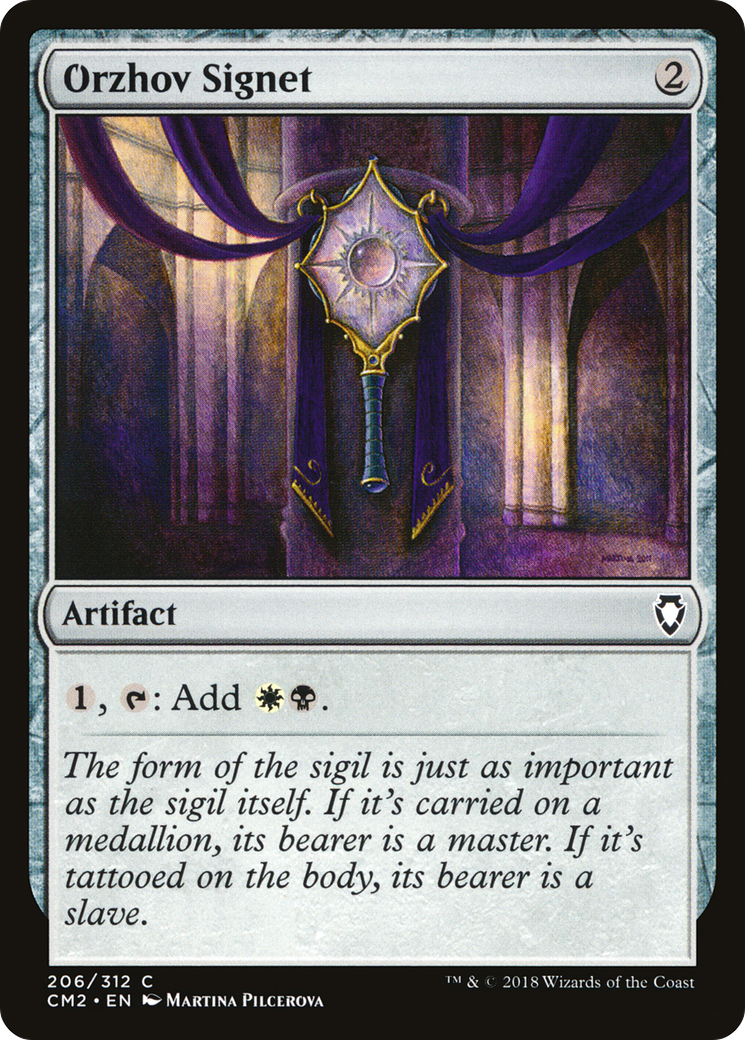 Orzhov Signet (206) - Commander Anthology Volume II