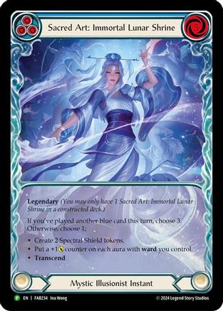 Sacred Art: Immortal Lunar Shrine (FAB234) Rainbow Foil - FaB Promos