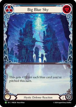Big Blue Sky (FAB238) Rainbow Foil - FaB Promos