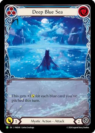 Deep Blue Sea (FAB240) Rainbow Foil - FaB Promos