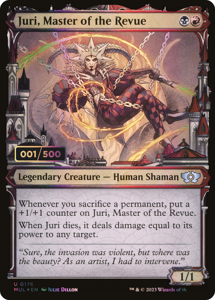 Juri, Master of the Revue (Showcase) (176z) Foil - Multiverse Legends
