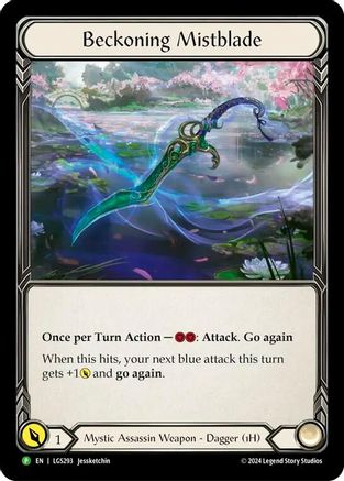 Beckoning Mistblade (LGS293) Cold Foil - FaB Promos