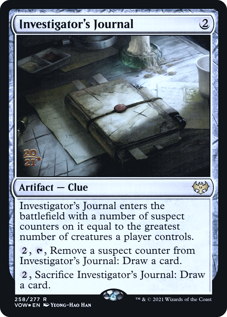 Investigator's Journal (258s) Foil - Innistrad: Crimson Vow Promos