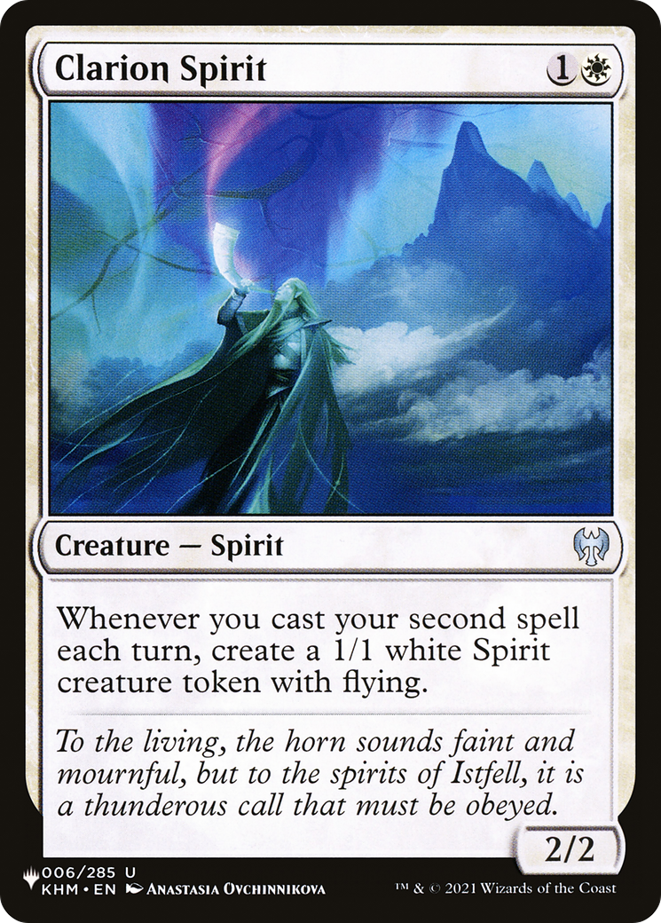 Clarion Spirit (KHM-6) - The List