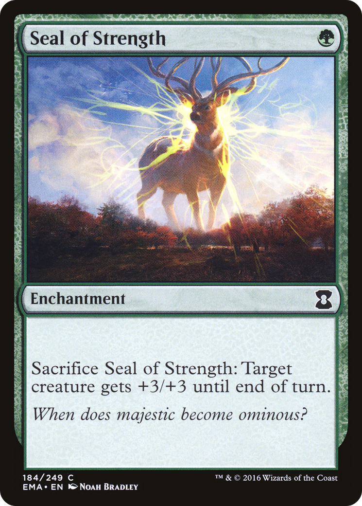 Seal of Strength (184) Foil - Eternal Masters