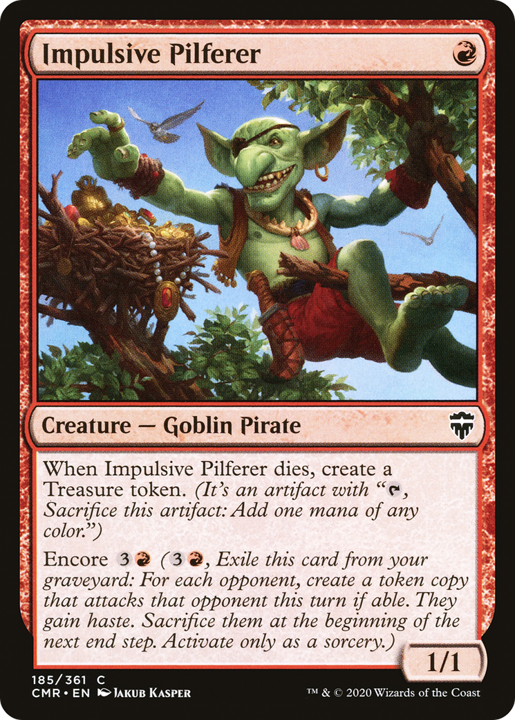 Impulsive Pilferer (185) Foil - Commander Legends