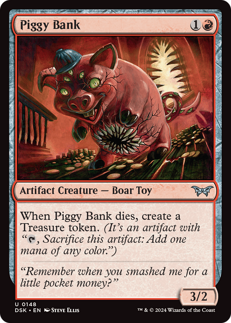 Piggy Bank (148) - Duskmourn: House of Horror