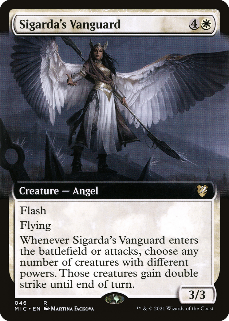Sigarda's Vanguard (Extended Art) (046) - Midnight Hunt Commander