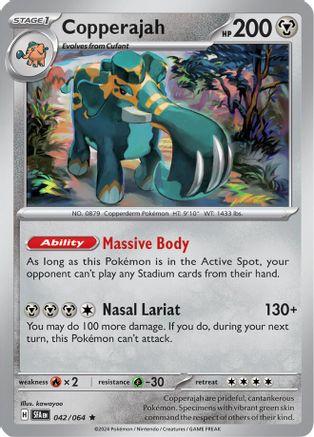 Copperajah (42) Reverse Holofoil - Shrouded Fable