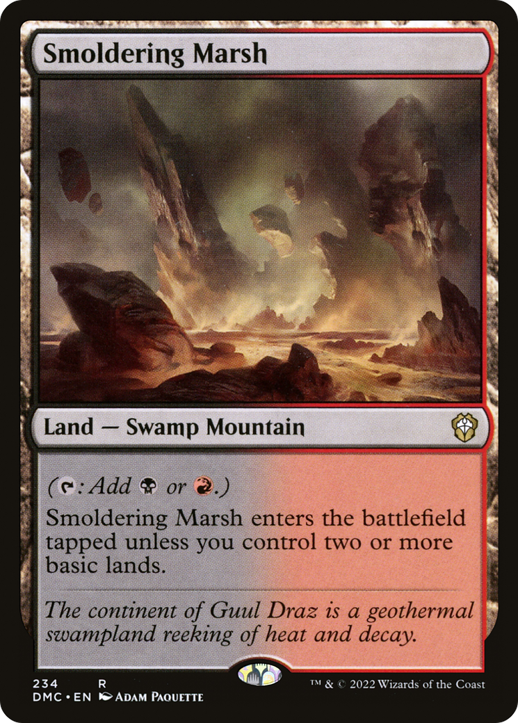 Smoldering Marsh (234) - Dominaria United Commander