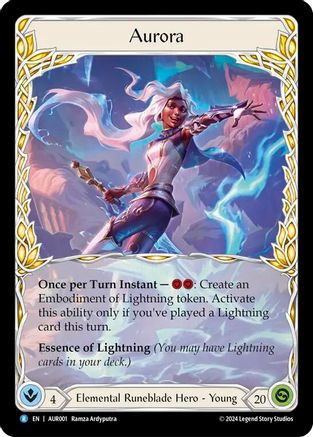 Aurora (AUR001) Rainbow Foil - 1st Strike