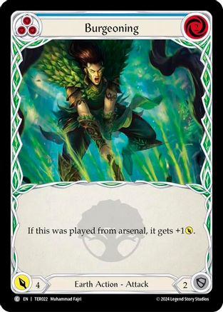 Burgeoning (Blue) (TER022) - 1st Strike