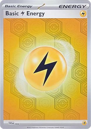 Basic Lightning Energy (4) Reverse Holofoil - SV Shrouded Fable