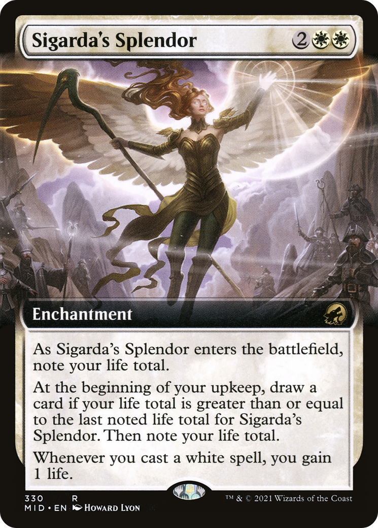Sigarda's Splendor (Extended Art) (330) Foil - Innistrad: Midnight Hunt