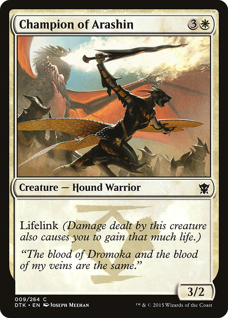 Champion of Arashin (009) Foil - Dragons of Tarkir