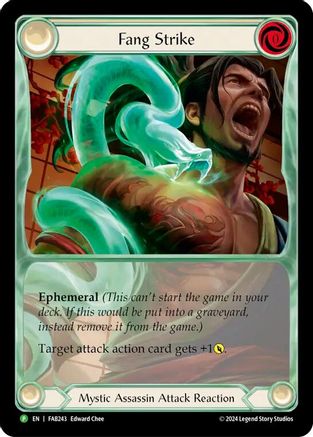 Fang Strike (FAB243) Cold Foil - FaB Promos