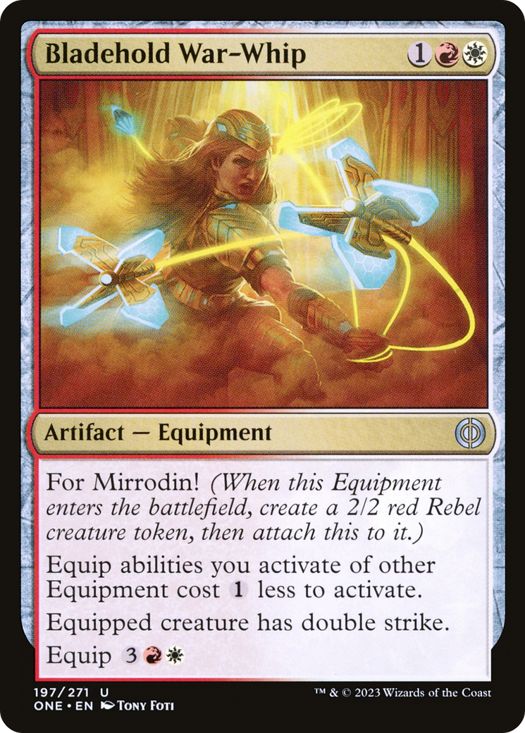 Bladehold War-Whip (197) Foil - Phyrexia: All Will Be One