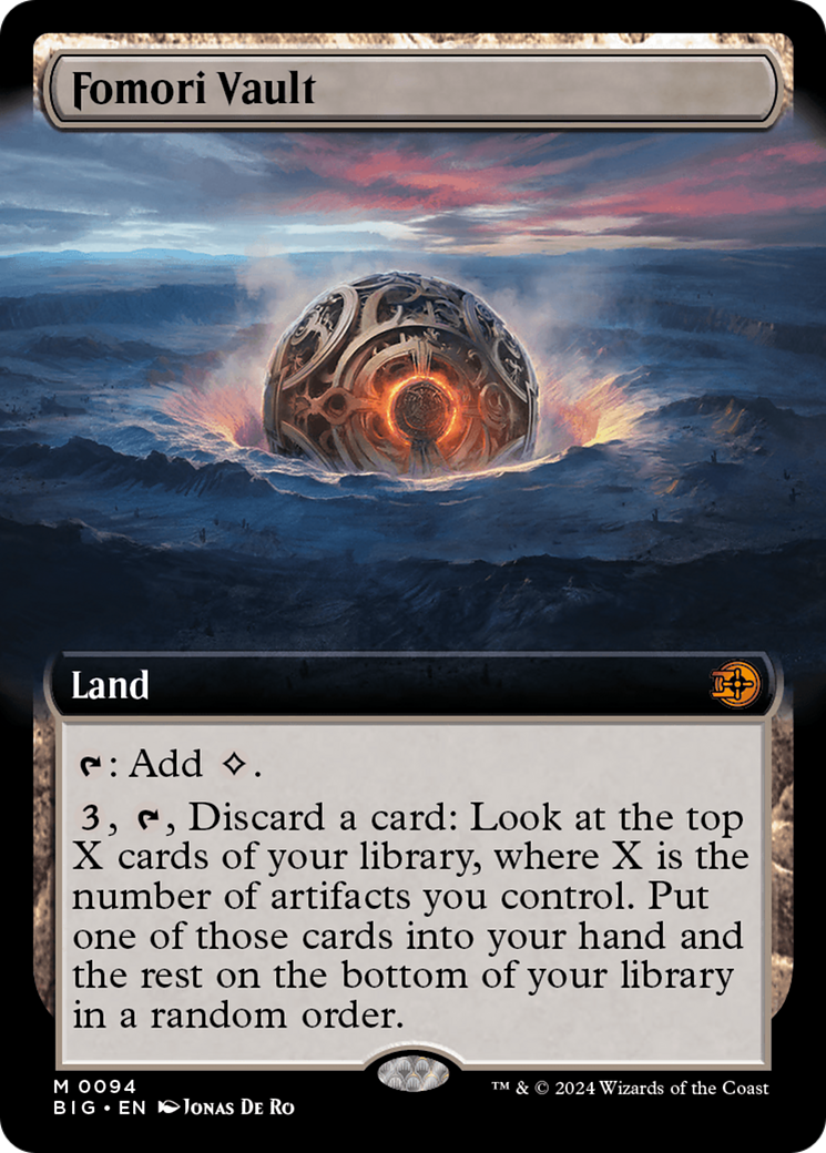 Fomori Vault (Extended Art) (094) Foil - The Big Score