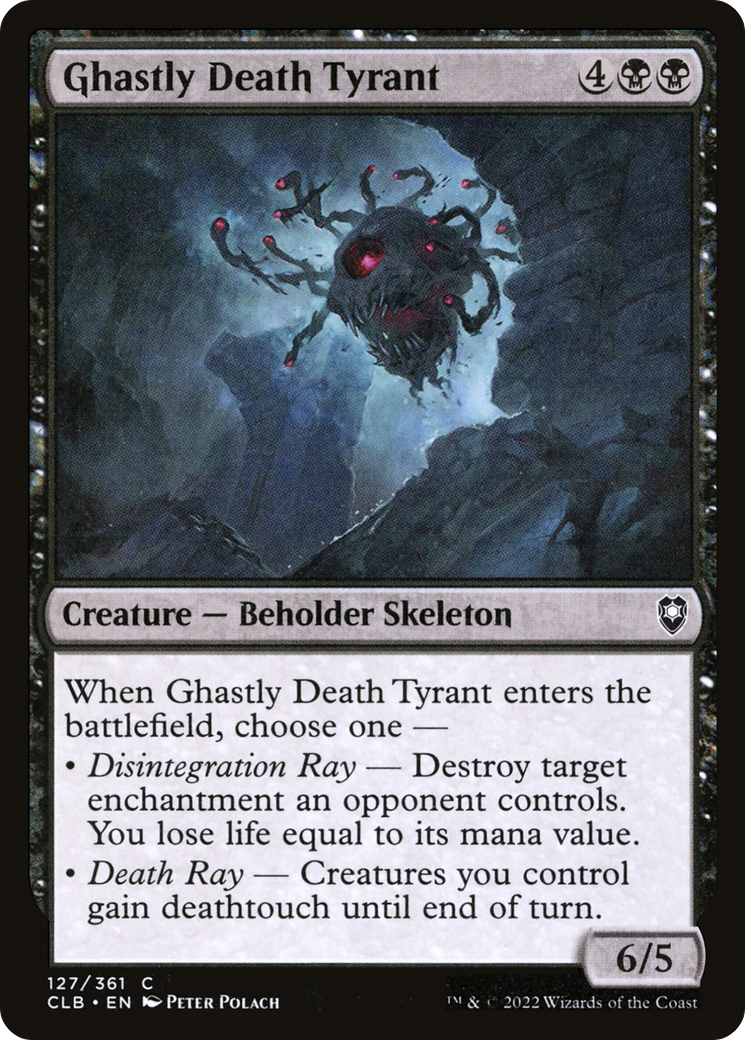 Ghastly Death Tyrant (127) - Commander Legends: Battle for Baldur's Gate